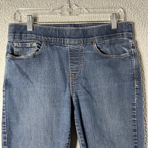 Levi's Jeans Womens 8 Blue Pull On Slim Fit‎ Skinny Jeans Denim Jeggings - Picture 4 of 12